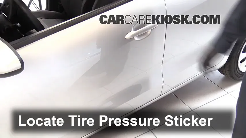 2012 Kia Rio5 LX 1.6L 4 Cyl. Tires & Wheels Check Tire Pressure